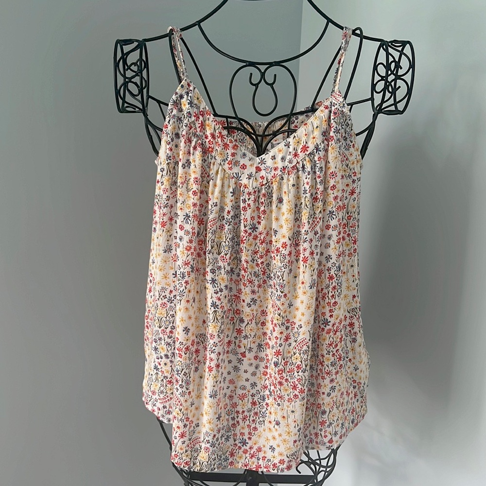 GAP Floral Cami w/Adjustable Straps